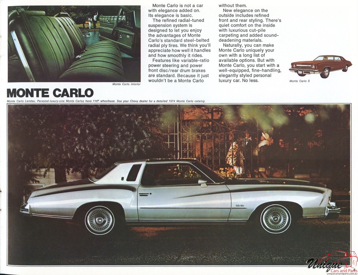 1974 Chevrolet Full-Line Brochure Page 4